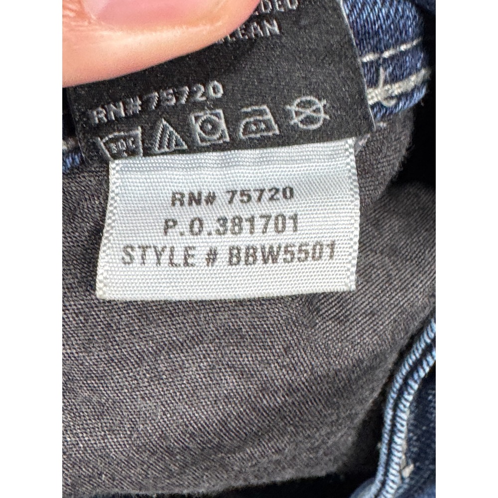 Buckle Black Fit No. 53 Skinny Jeans Womens 28x32 Distressed Blue Denim BBW5501 - Picture 5 of 11